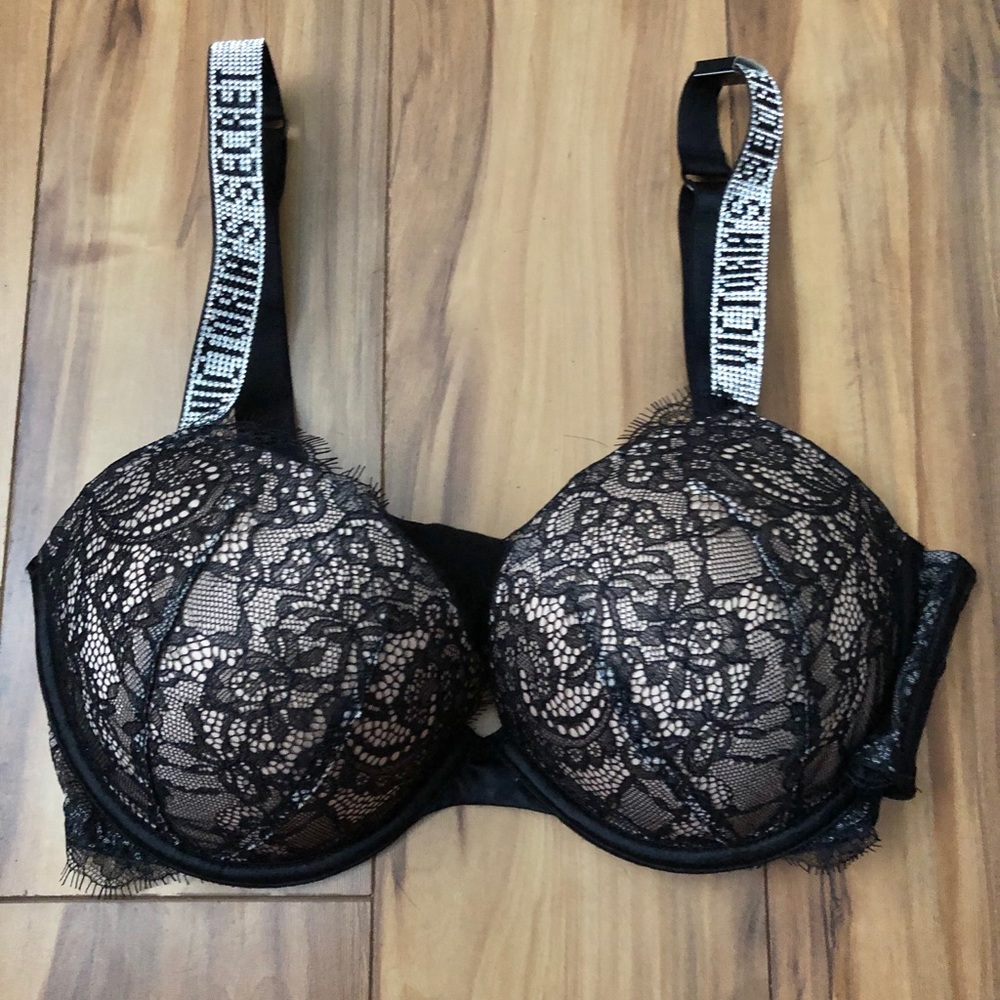 Victoria’s Secret Embellished rhinestone strap bra